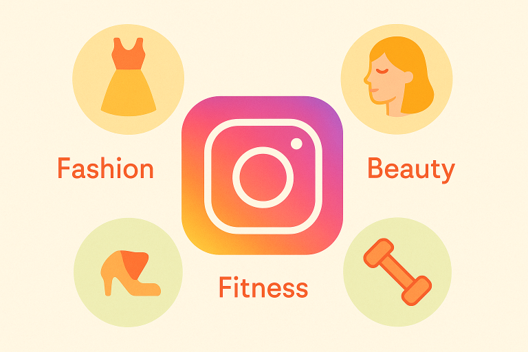 GPT-image-of-the-3-biggest-instagram-niches-around-the-logo